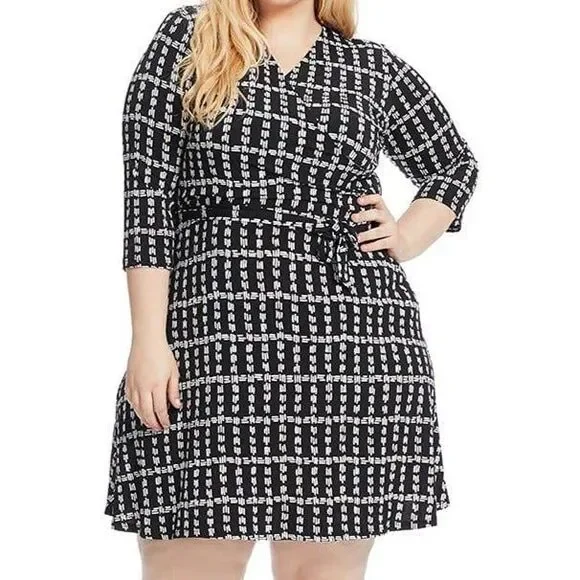 Leota Dresses Leota Faux Wrap Dress Size 2l Vg Poshmark